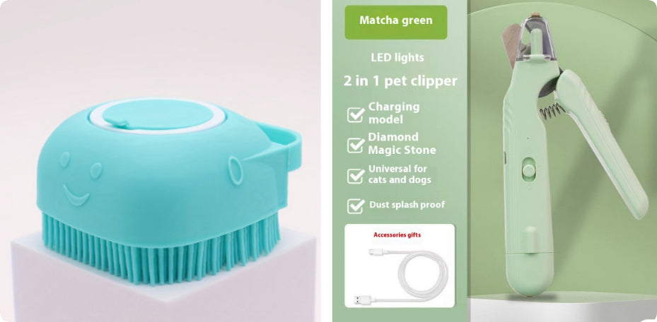 2-in-1 Dog & Cat Nail Clippers and Grinder with Light