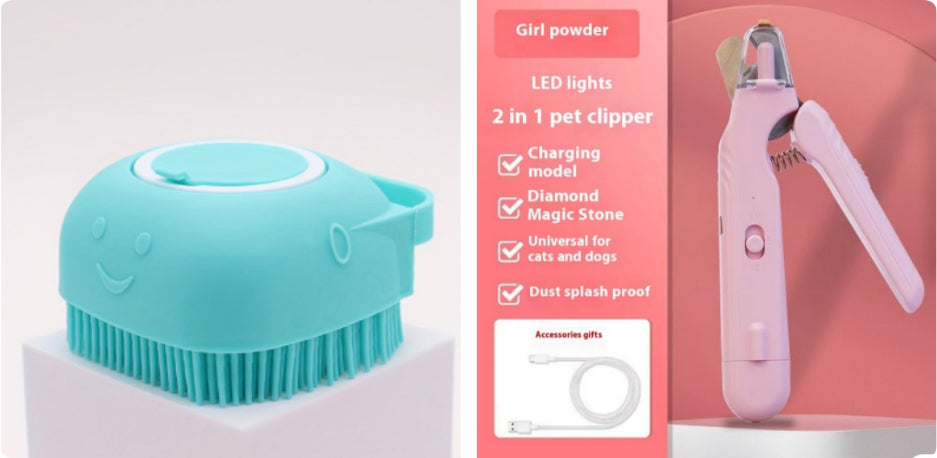 2-in-1 Dog & Cat Nail Clippers and Grinder with Light