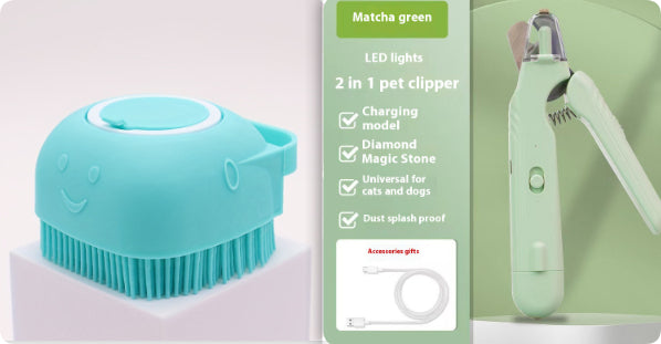2-in-1 Dog & Cat Nail Clippers and Grinder with Light